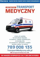 Transport medyczny Sanitarny KARETKA AMBULANS Suwałki Sejny Olecko Raczki... OGłOSZENIA Bazarok.pl